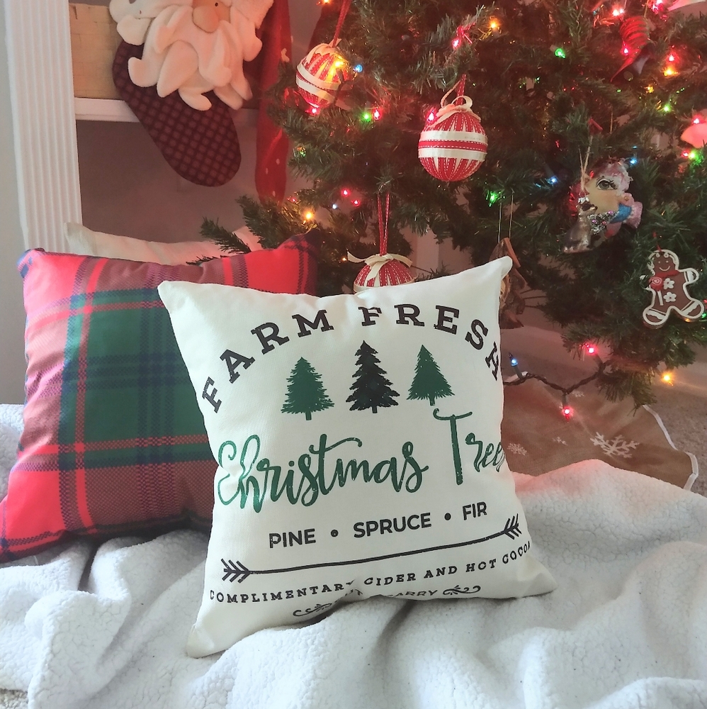 SOLD | Throw Pillow | Christmas | Decor | NWT